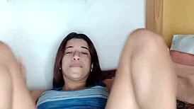 selene spreads cream on her body part one