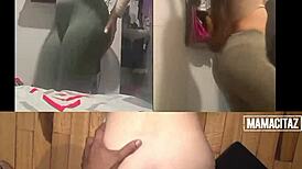 a la rica colombiana nicole medallo se la cogen en cuatro y la ponen a tragar leche