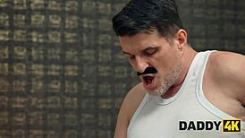 daddy4k redhead goes completely crazy and jumps on daddys cock