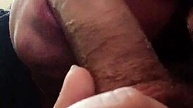 Masked Latina BBW Sloppily Deepthroats Her Favorite Big Black Cock.