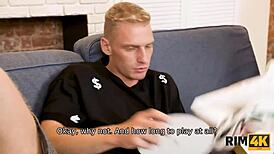 Rim4k Guy Likes To Play Twister But Sex With The Girl Is Much Better