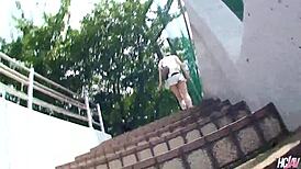 日本人美女ミズキ、ナンパされて中出しセックス！