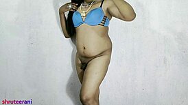 Blue bikini part 5 - crossdressing by indian shemale