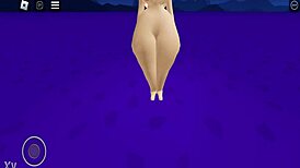 Roblox Character Depicted As Hot Naked Girl In Virtual World