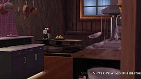 Redhead masturbates alone at home with close-up