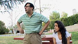 gia steel bent over with horny pussy getting doggystyle