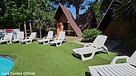 I Feel So Excited Meeting My Cute Redhead Neighbor At The Pool For Rough Deepthroat And Facial