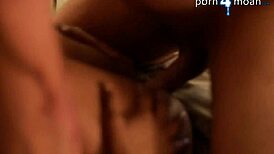 Ebony Chick Has Intense, Beautiful Sex With Cumshot