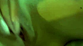 Beautiful Latina Enjoys Solo Time Before Club