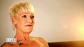 Interview with another blonde female contestant from german naked attraction