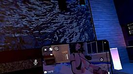 Hey, Mistress Megara is having so much fun dominating today in VRChat ERP!