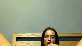 Slutty goth solo plays anal