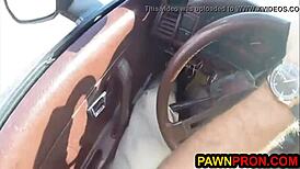 Bimbo Pawns Her Ugly Car And Pussy!