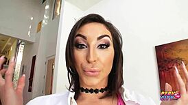 Christiana Cinn takes monster cock deepthroat and anal 😍