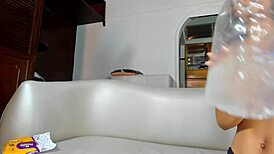 Rich Mommy Gives Sloppy Blowjobs To Monster Cock Home Alone