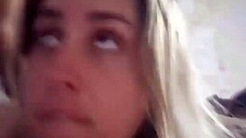 Latina slut deepthroats big black cock