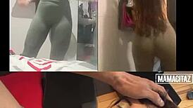 a la rica colombiana nicole medallo se la cogen en cuatro y la ponen a tragar leche