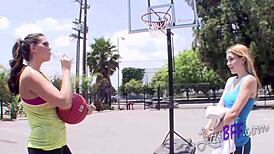 Step-Sisters Alison and Alaina Share Intimate Moments