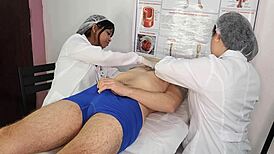 Watch the Erection in Front of Sexy Latina Nurses?