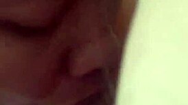 Asian babe deepthroats big cock!