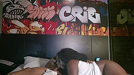 Rabuda experiences intense pleasure giving her ass, squirting on partner, and receiving cum inside, part 1 complete on red