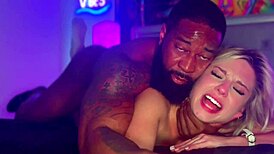 breeding hot blonde cheerleader kait with big black cock