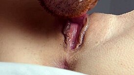 This wet pussy is getting licked to orgasm