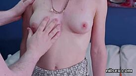 Hot teen 18+ is brought in anal nuthouse for awkward treatment