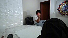 Latina enjoys two huge cocks 😍