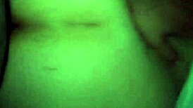 My girlfriend and I enjoy a casual doggy style session in our home.