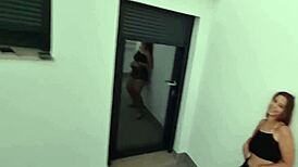 Sexy Latina Dancing On Terrace