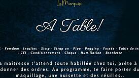 A Table - French Audio Femdom Milking Table Sissy Cei