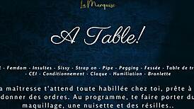 A Table - French Audio Femdom Milking Table Sissy Cei