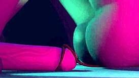 Night-Time Giantess Inserts Huge Toys in Anal Fetish Vore