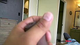 Busty Blonde Milf Step Mom Caught Sneaking Up On