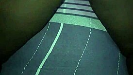 I indulge in erotic masturbation as a mature black milf, fingering myself sensually.