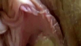 Pov fucking creamy pussy of pregnant blonde girl with braces