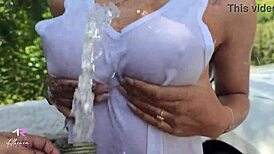 Colombian Has Sex In Public Car Wash With Guy With Big Cock