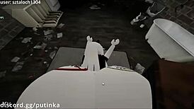 Big Black Cock Fucks Snowbunny Girl Unexpectedly in Roblox Condo