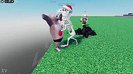 young guy with big cock dances pole to hot slut's masturbation moans