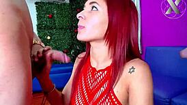 Two Beautiful Bitches Engage in Deep Blowjob Orgy with Work Colleagues