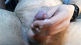 Daily Cumshot from Solo Masturbation