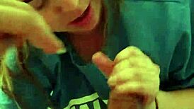 Watch This Blonde Suck A Hung Stud Till He Explodes!