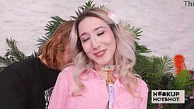 Sladká Sophia, drobná 18+ 90kilibabka, bere Bryanův obrovský čurák do prdele