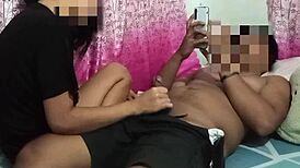 Pinay Teen Couple Rides in Homemade Video
