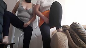 two hot stepsisters squirm from intense orgasms