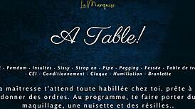 A Table - French Audio Femdom Milking Table Sissy Cei