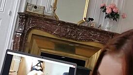 ma copine me suce devant le porno... oups, i mean sucks cum in mouth