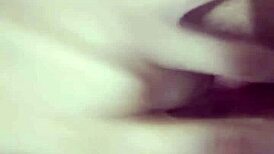 Safadinha masturbating intensely in bold pleasure.