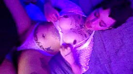 cute alt teen fucks lucky guy and fills mouth with creamy cum 😍